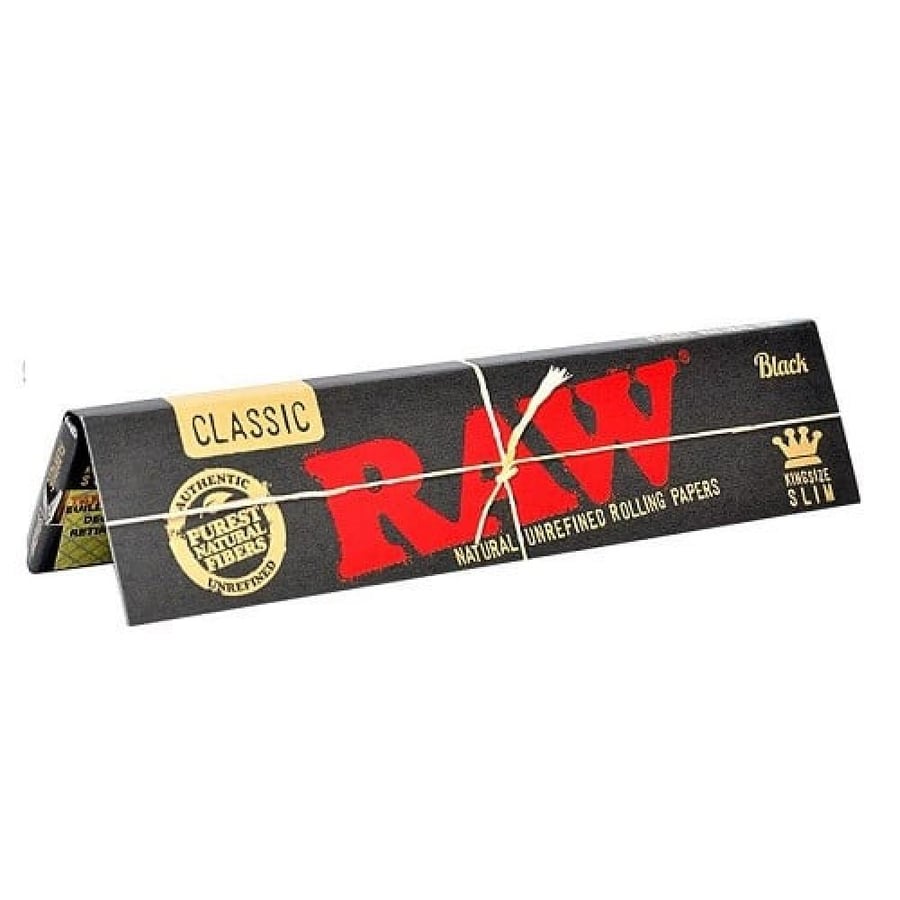 Black raw paper King Classic 32 sheets