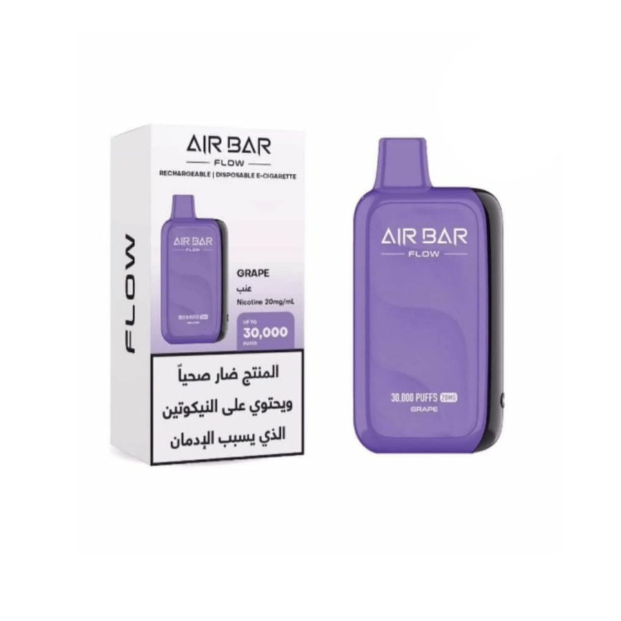 سحبة اير بار فلو 30 الف سحبة نيكوتين 50 مجم عنب - AIR BAR FLOW 30k Puffs 50mg
