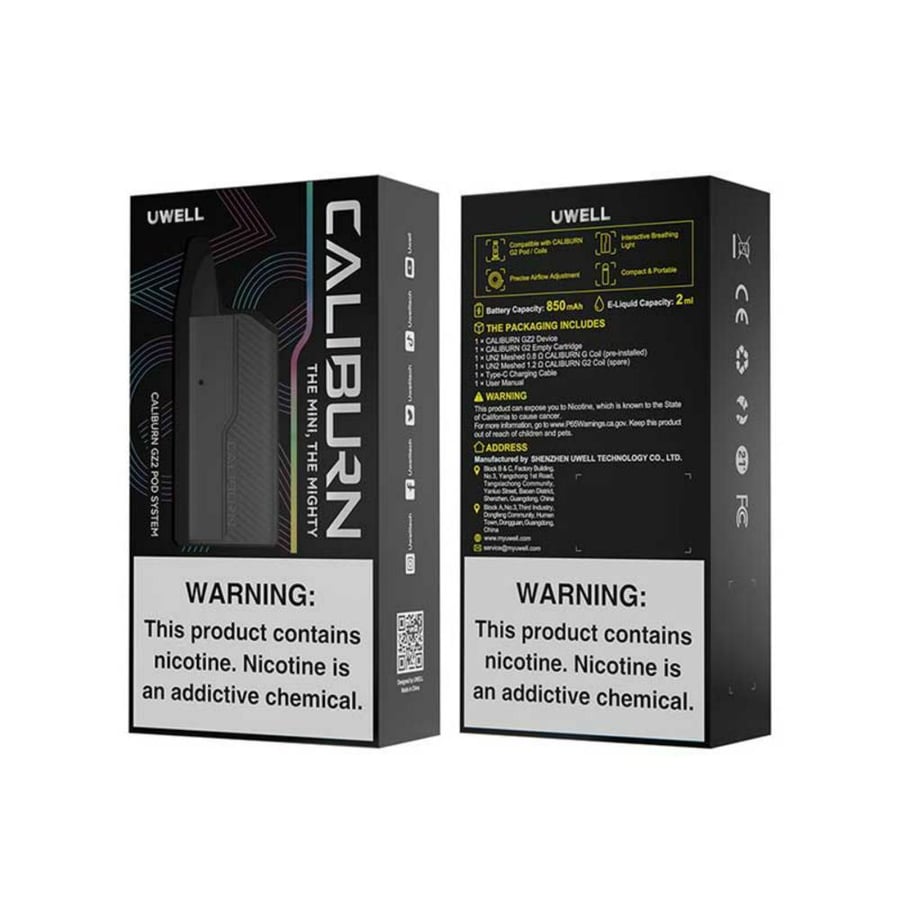 جهاز كاليبرن جي زد تو الجديد Uwell CALIBURN GZ2 Pod Kit
