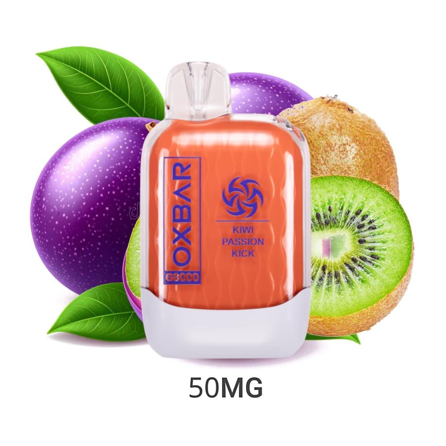 سحبة جي 8000 من اوكس بار 50MG OXBAR G8000كيوي باشن فروت