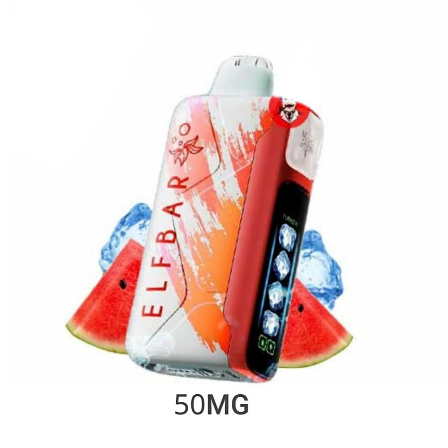 سحبة الف بار 30000سحبة 50نكتين بطيخ ايس - ELFBAR ICE KING 30000 DO