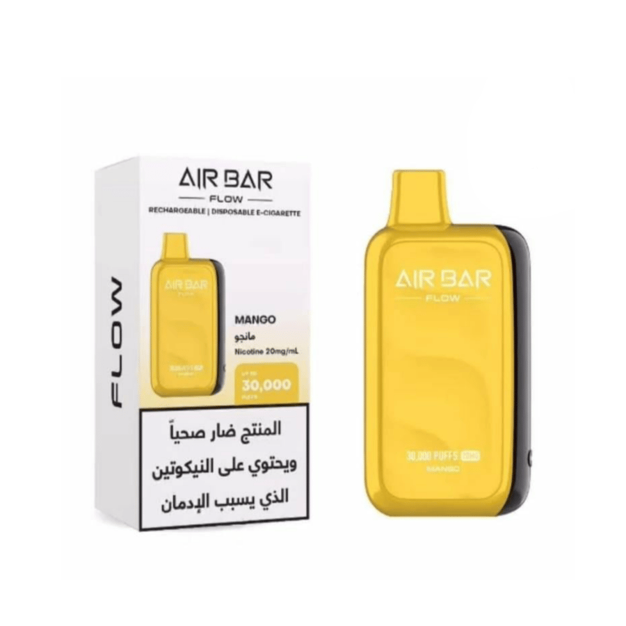 سحبة اير بار فلو 30 الف سحبة نيكوتين 50 مجم مانجو - AIR BAR FLOW 30k Puffs 50mg