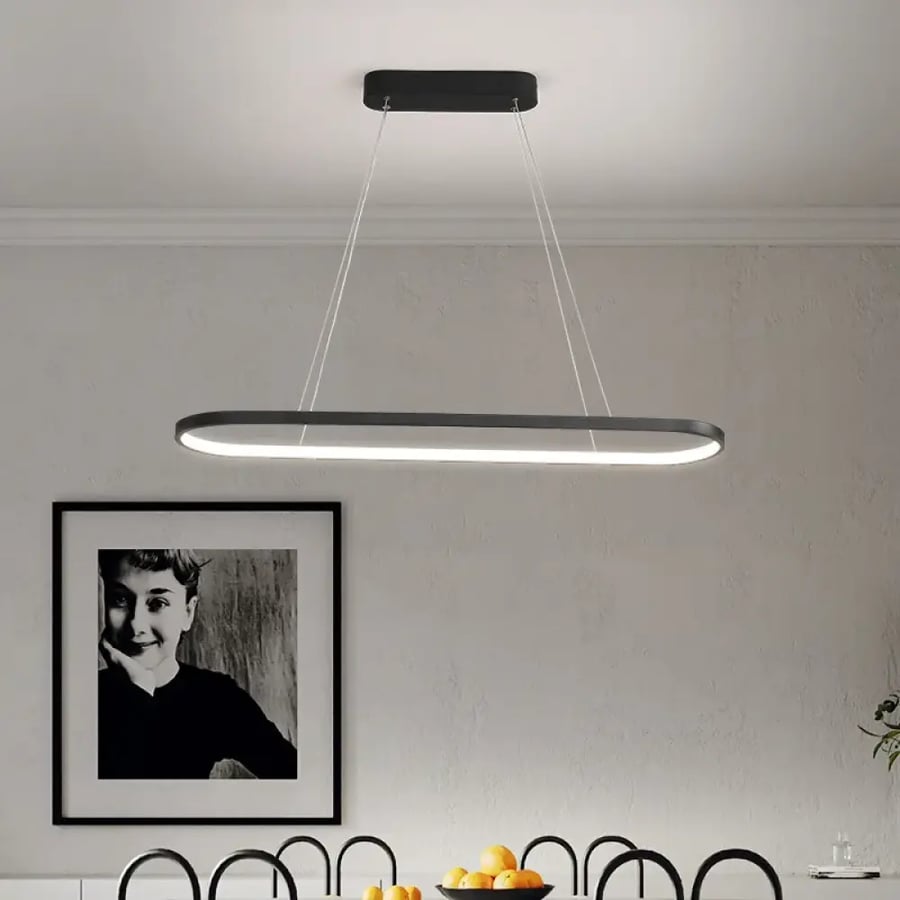 قلادة LED حديثة خطية 70/90 سم