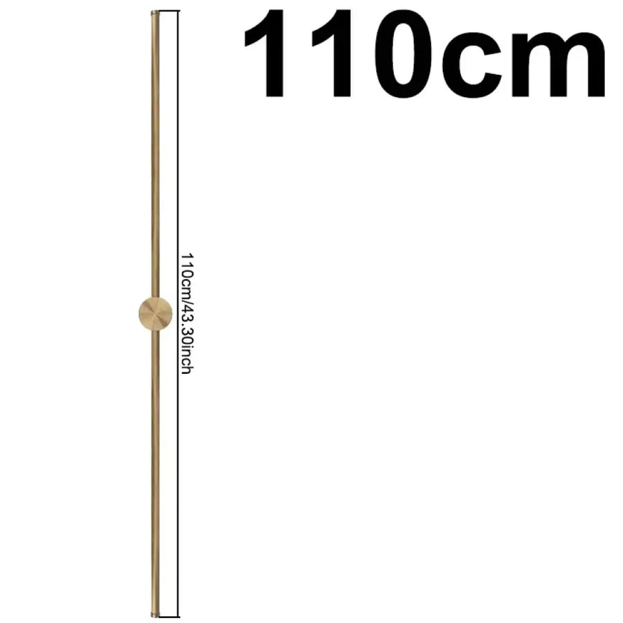 مصباح جداري LED حديث 100/120 سم ذهبي أبيض