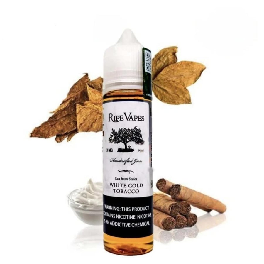 نكهة فيب رايب فيب سان خوان وايت جولد توباكو Ripe Vapes San Juan Series