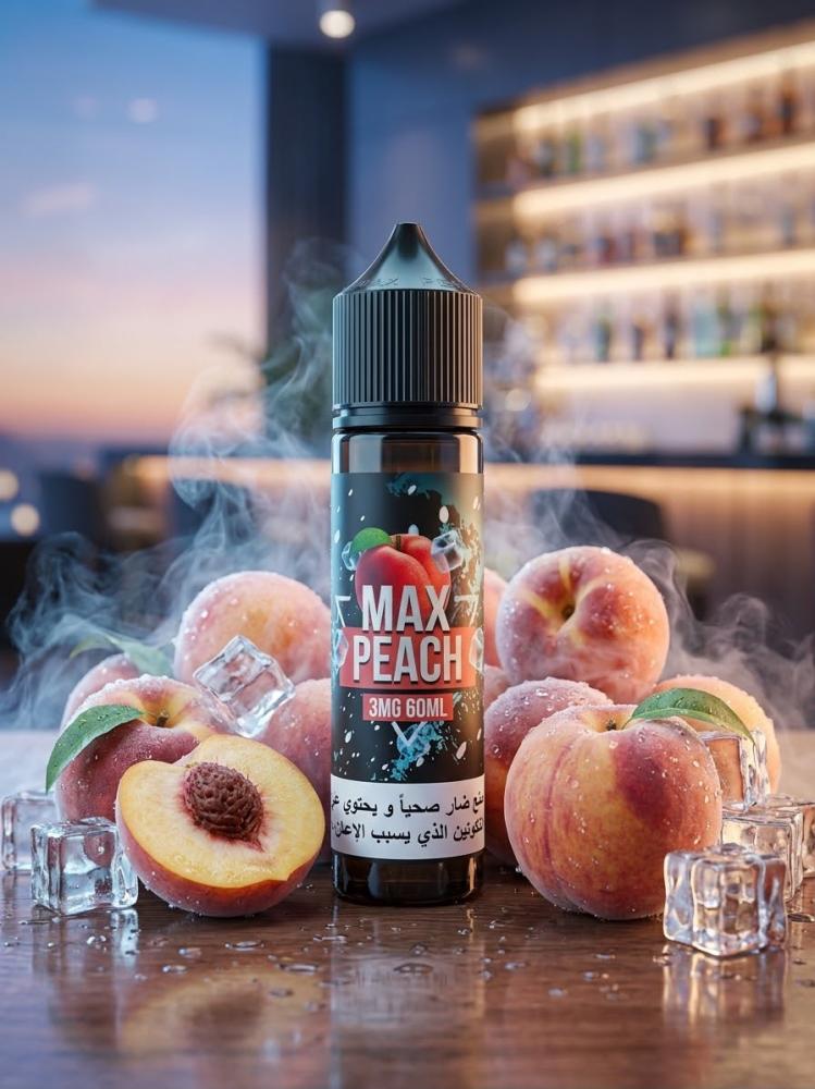 نكهة فيب سامز فيب ماكس خوخ ايس - SamsVape Max Peach Ice 60ML