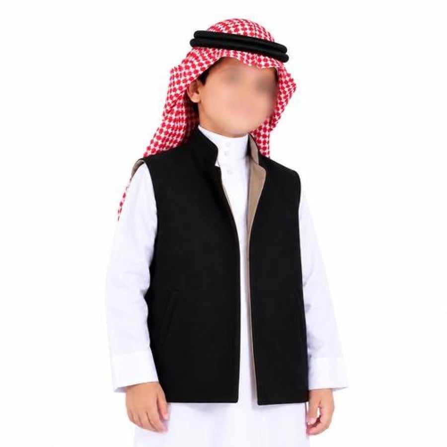 سديري أطفال دبل فيس باللونين الأسود والبيج يمنح طفلك إطلالتين من ريستا
