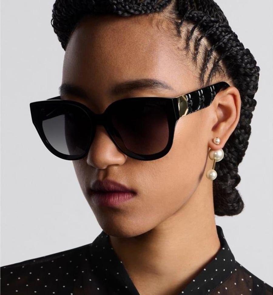 -DIOR LADY 95 22 R3I CD40164I 64 01B نظارة شمسية
