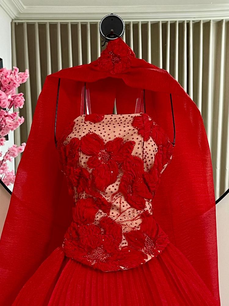 Red dress