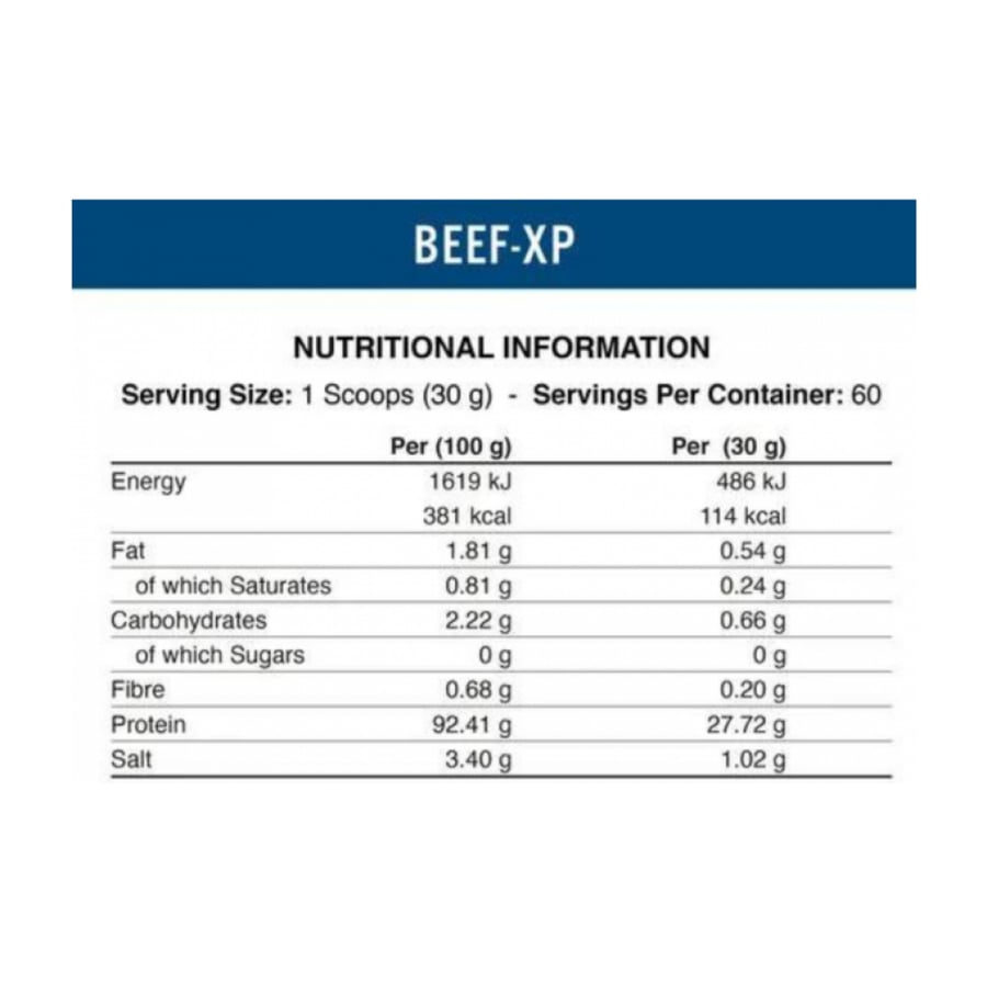 ابلايد نيوترشن بروتين بيف اكس بي نكهة الكولا 5 سيرف Applied Nutrition Protein Beef XP Cola