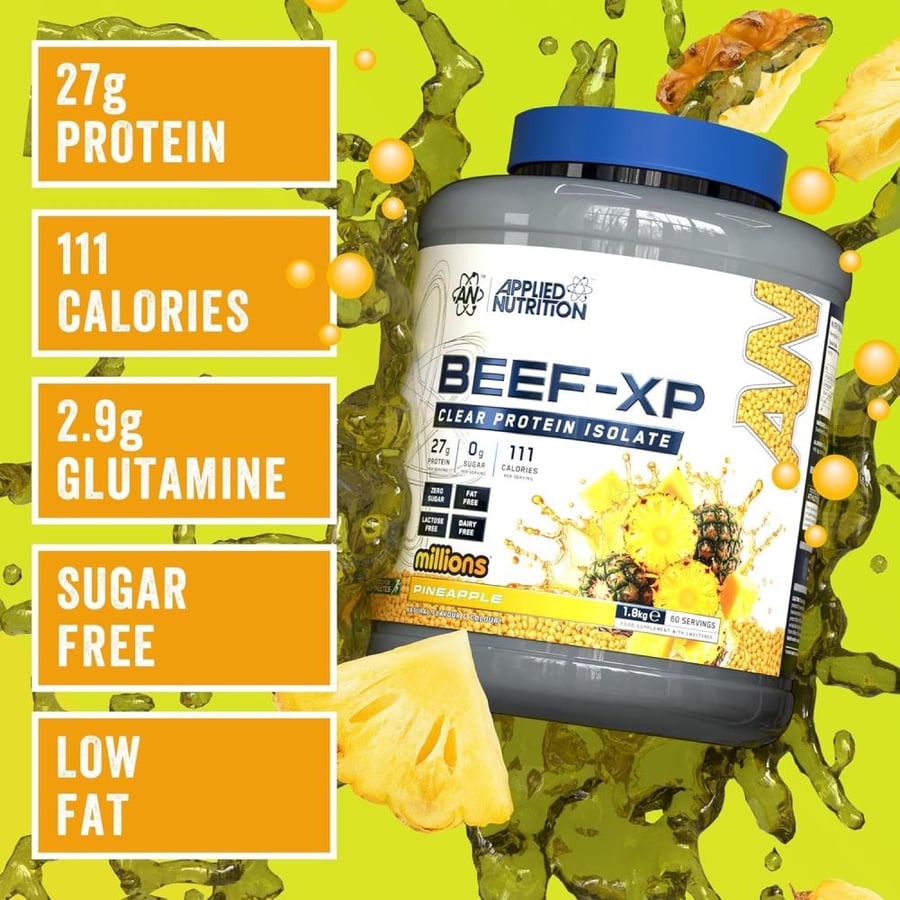 27g Protein بروتين بقري 0g Sugar خالي من السكر