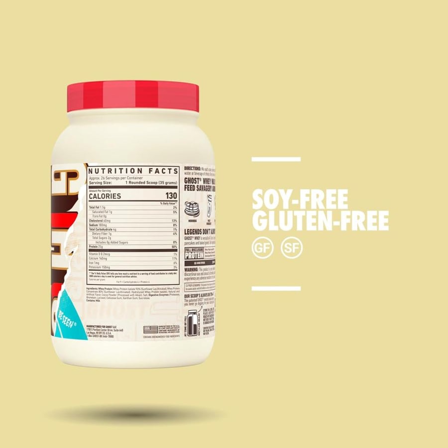 بروتين واي قوست ميلك شوكليت 26 حصة - Ghost Whey Protein Milk Chocolate