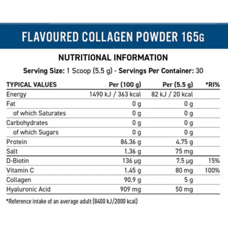 ابلايد نيوترشن كولاجين فواكة استوائية 165جم - Applied Collagen Powder