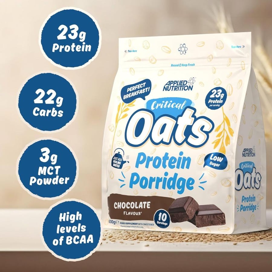 ابلايد بروتين الشوفان نكهة الشوكولاته  - Critical Oats Protein Porridge Chocolate 600g
