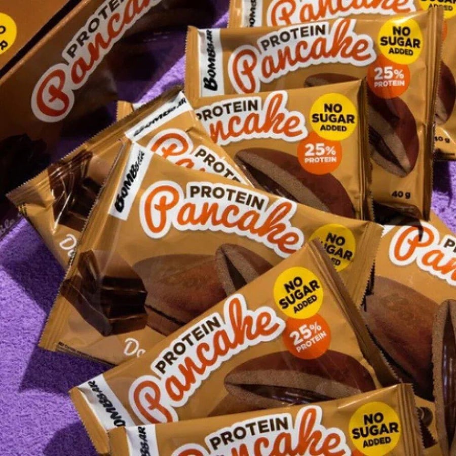 بانكيك بروتين من بومبار نكهة دبل شوكليت 40جم - Bombbar Protein Pancake Double Chocolate 40g