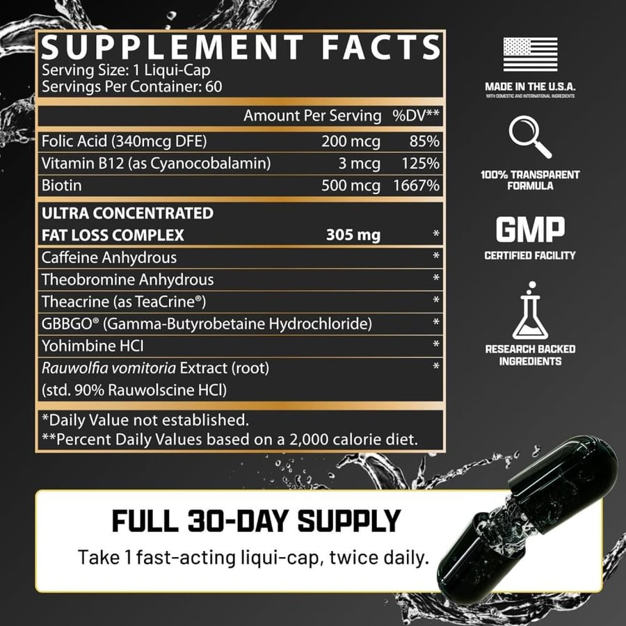 ليبو-6 الأسود ألترا من نيوتركس للسيدات 60 كبسولة - Nutrex Lipo-6 Black Hers Ultra Concentrate 60 Capsules