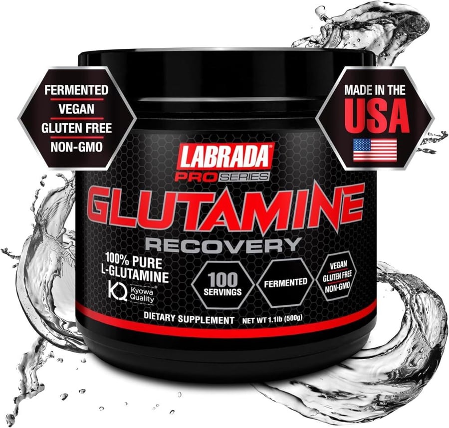لابرادا نيوتريشن, جلوتامين ريكفري - إل-جلوتامين (500 جم) Labrada Nutrition - Glutamine Recovery