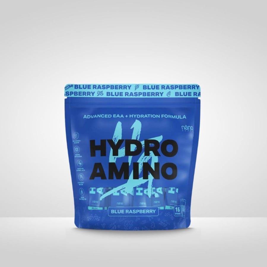 احماض امينية هايدرو امينو من نانو سابس نكهة التوت الازرق 15 كيس*13جم - Nano Supps Hydro Amino Blue Raspberry