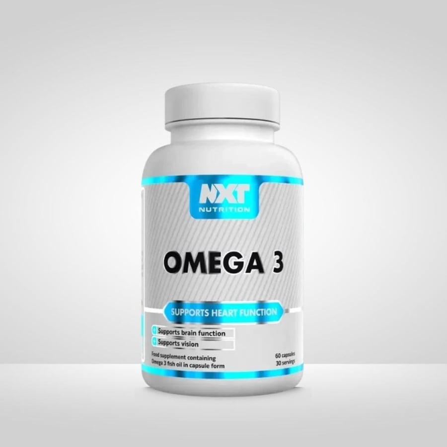 اوميغا 3 من نكست 60 كبسولة - NXT Nutrition Omega-3 60 Capsules