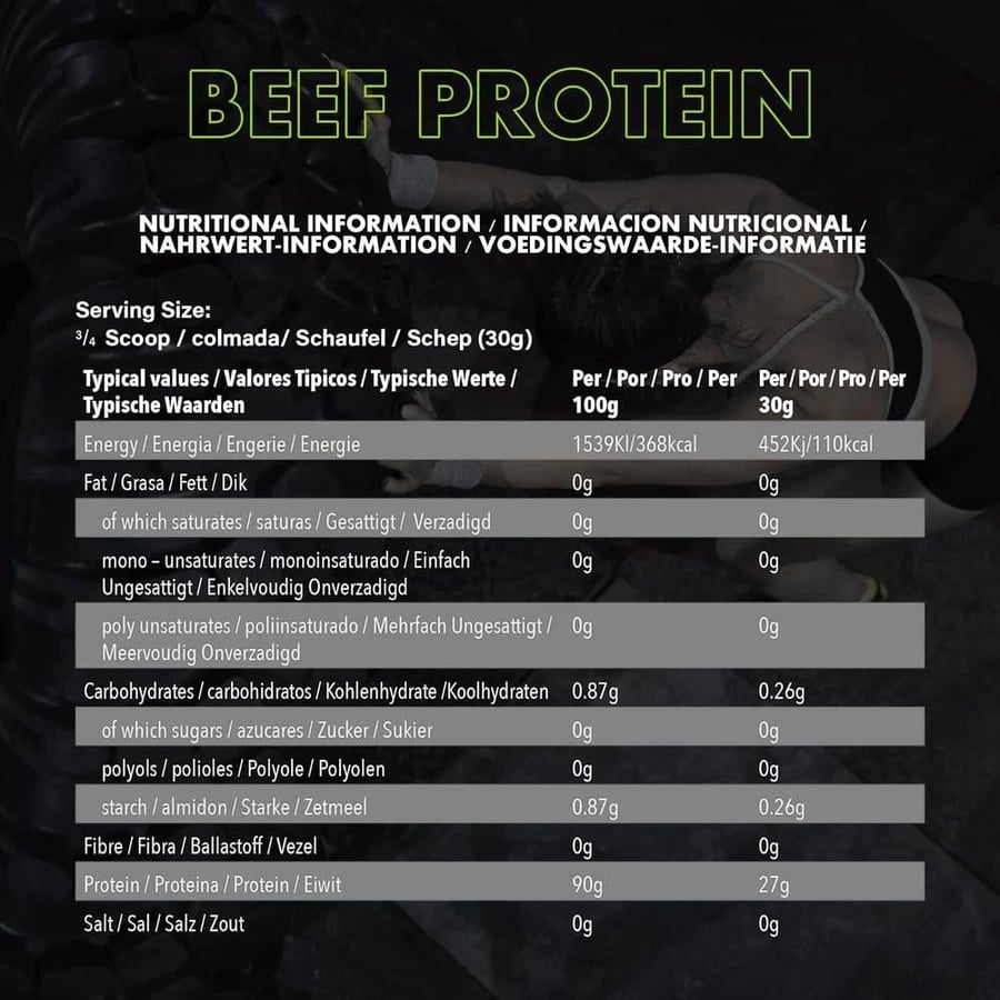 بيف بروتين ايزوليت من نكست نكهة فيمتو 1.8 كجم - NXT Nutrition Beef Protein