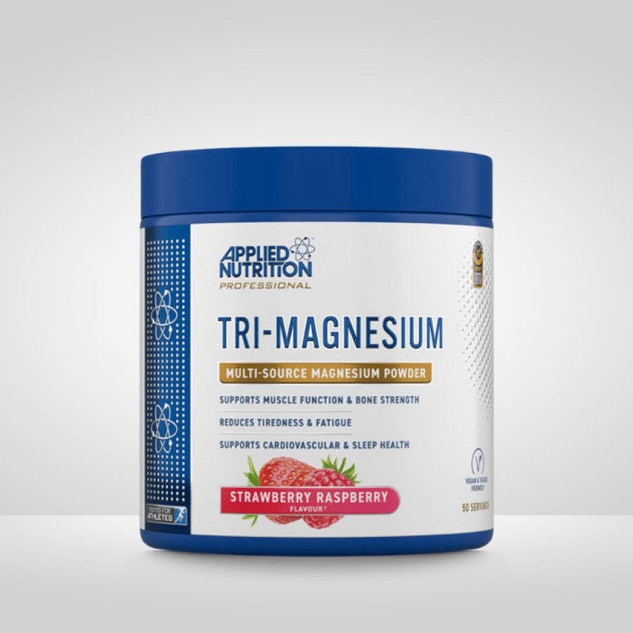 ابلايد نيوترشن ثلاثي المغنيسيوم نكهة الفراولة والتوت 200جم  Applied Nutrition Tri Magnesium Strawberry Raspberry
