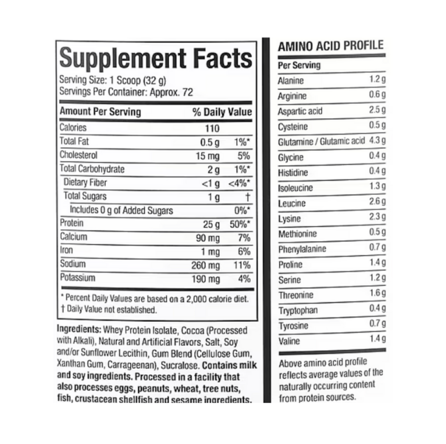 Muscletech Isowhey مصل تيك ايزو وي بروتين