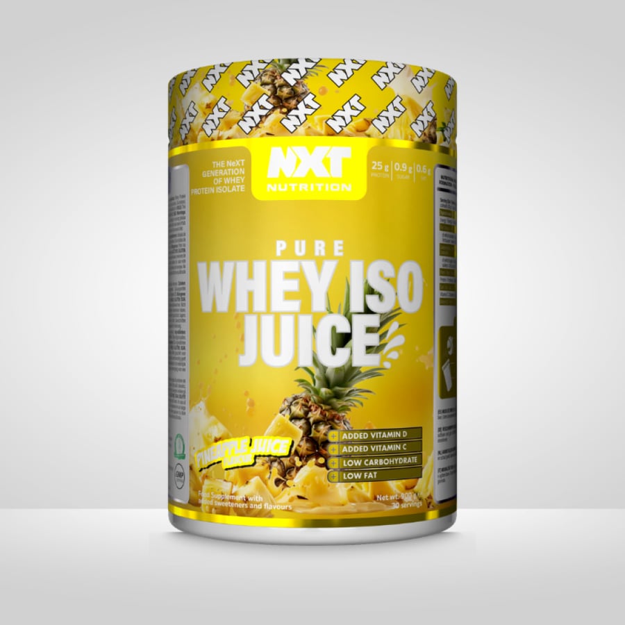 ايزو  بروتين عصير من نكست نكهة اناناس 900 جم - NXT Nutrition Pure Iso Juice Protein