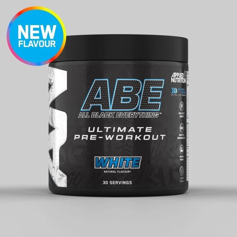 ِمسحوق  للطاقة ايه بي اي وايت 30 سيرف - ABE Powder Pre-Workout White 30 Servings