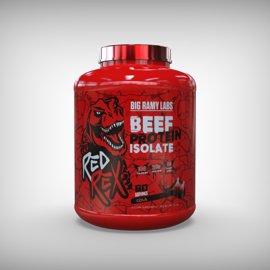 بيج رامي لابس ريد ريكس 100% بروتين لحم بقري معزول - نكهة الكولا - RedRex Beef Protein Isolate , Cola 4lb