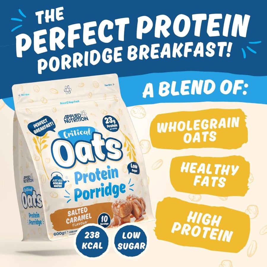 ابلايد بروتين الشوفان سولتد كراميل - Critical Oats Protein Porridge Salted Caramel 600g