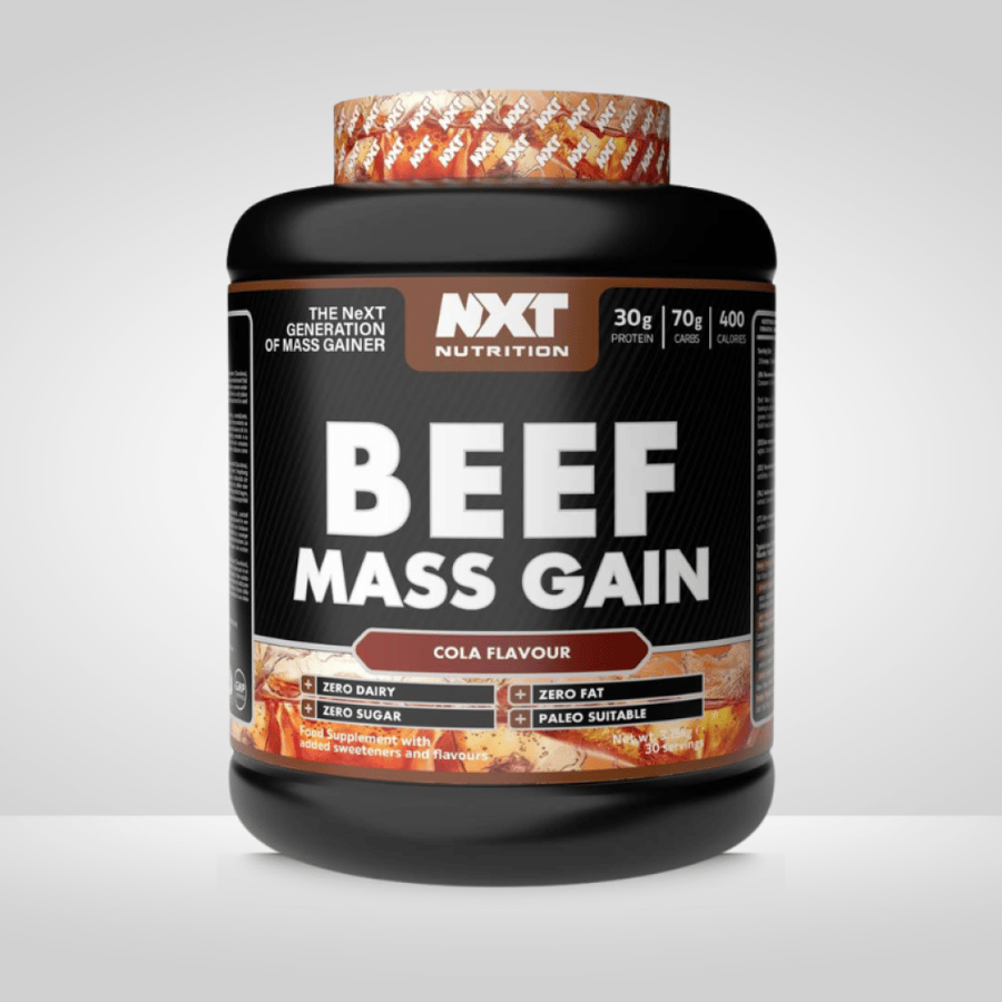 ماس جينر بيف بروتين من نكست نكهة الكولا 3.15 كجم - NXT Nutrition Beef Mass Gain Protein