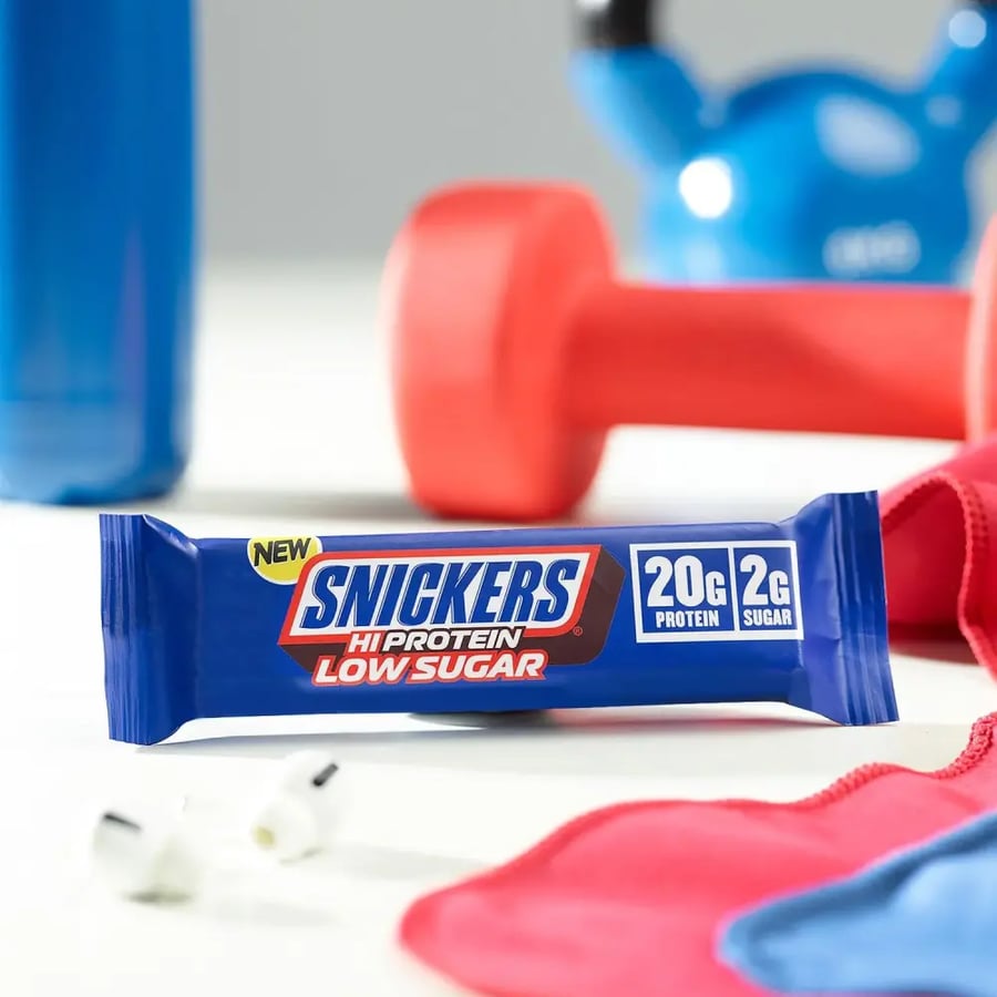 سنيكرز بروتين بار قليل السكر اوريجينال 60جم - كرتون 12 حبة - Snickers Protein Bar Box