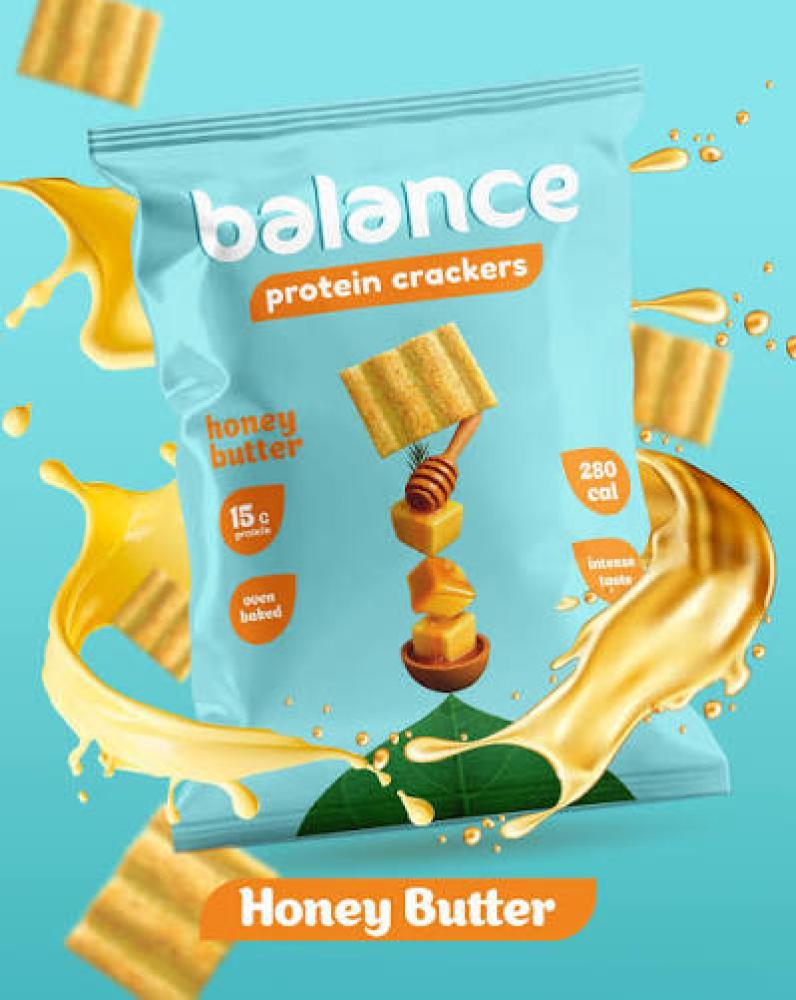 بالانس بروتين كراكرز زبدة وعسل 70جم - Balance Protein Crackers Honey Butter 70g