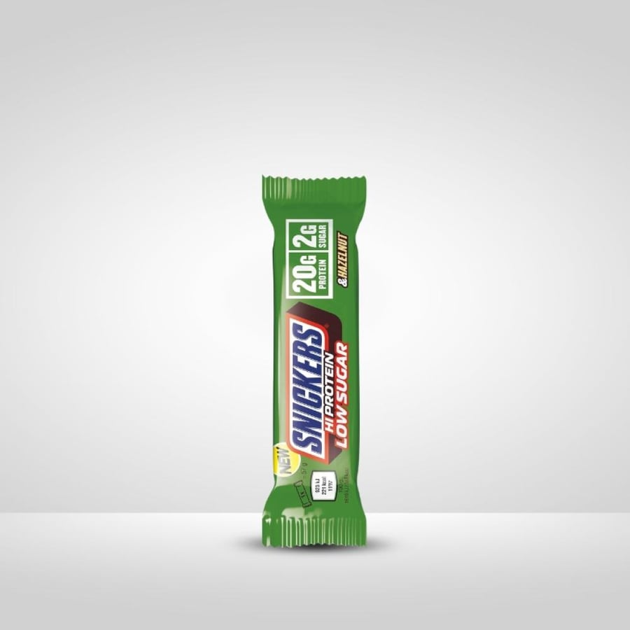 بروتين بار من سنيكرز عالي البروتين قليل السكر بندق 57 جم - Snickers Protein Bar High Protein Low Sugar Hazelnut 57 g