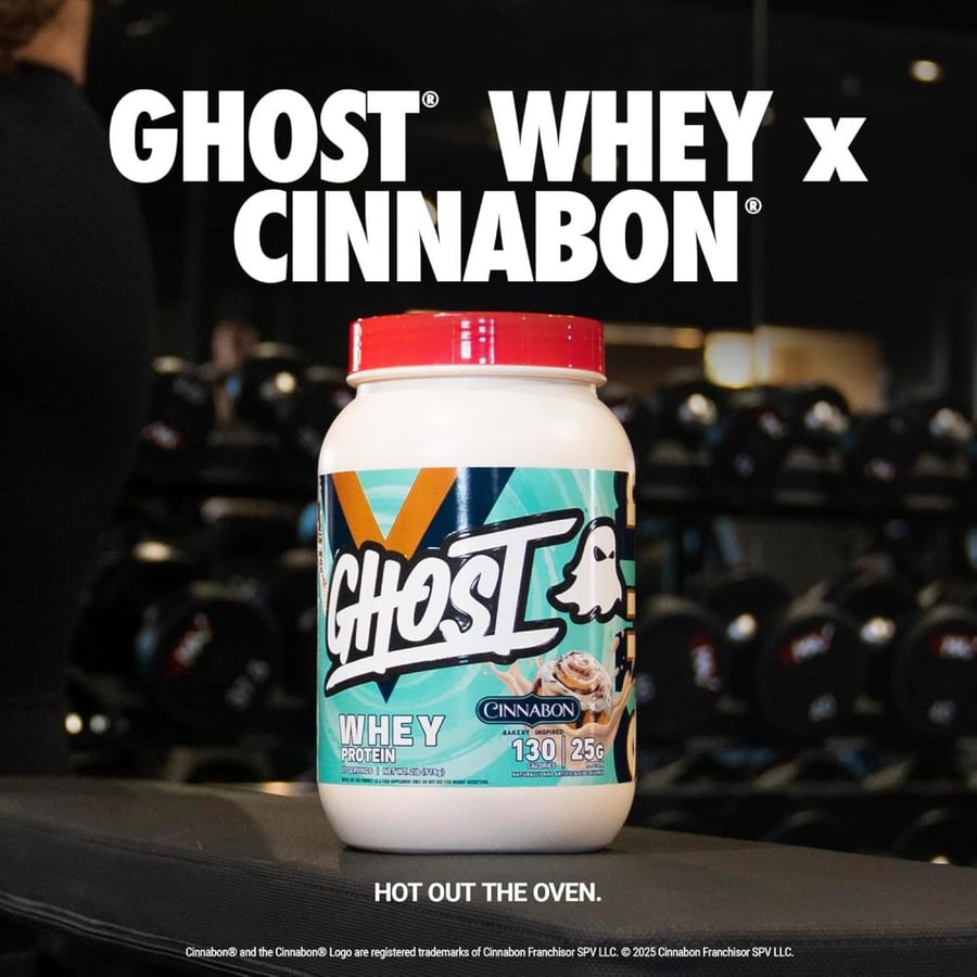 بروتين واي قوست سينابون 27 حصة - Ghost Whey Protein Cinnabon