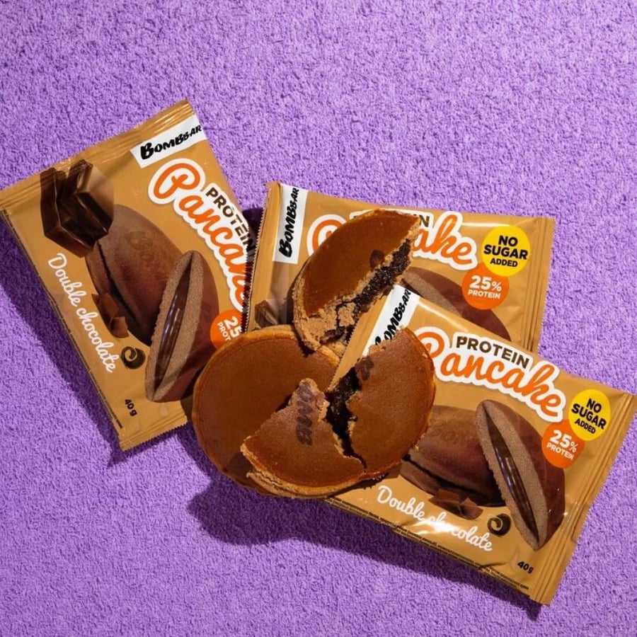 بانكيك بروتين من بومبار نكهة دبل شوكليت 40جم - Bombbar Protein Pancake Double Chocolate 40g