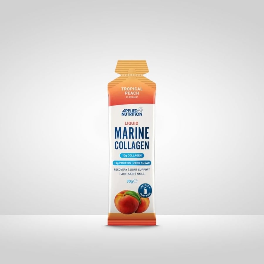 كولاجين بحري سائل من ابلايد نيوتريشن نكهة الخوخ 1 كيس 30جم - Applied Nutrition Liquid Marine Collagen Tropical Peach