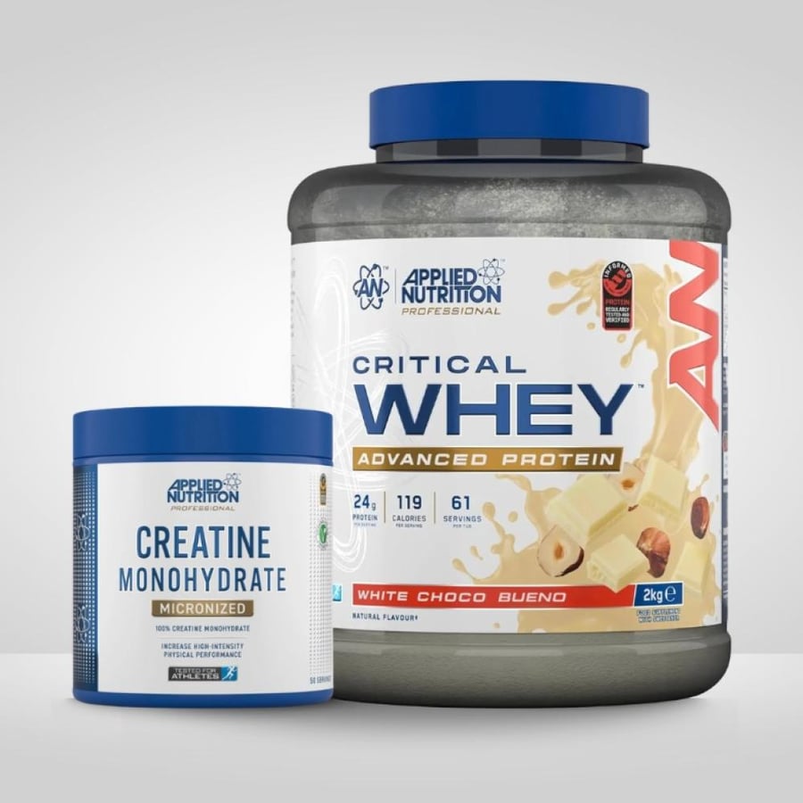 باكج الواي بروتين الأساسي نكهة وايت شوكو بوينو - Essential Whey Protein Bundle