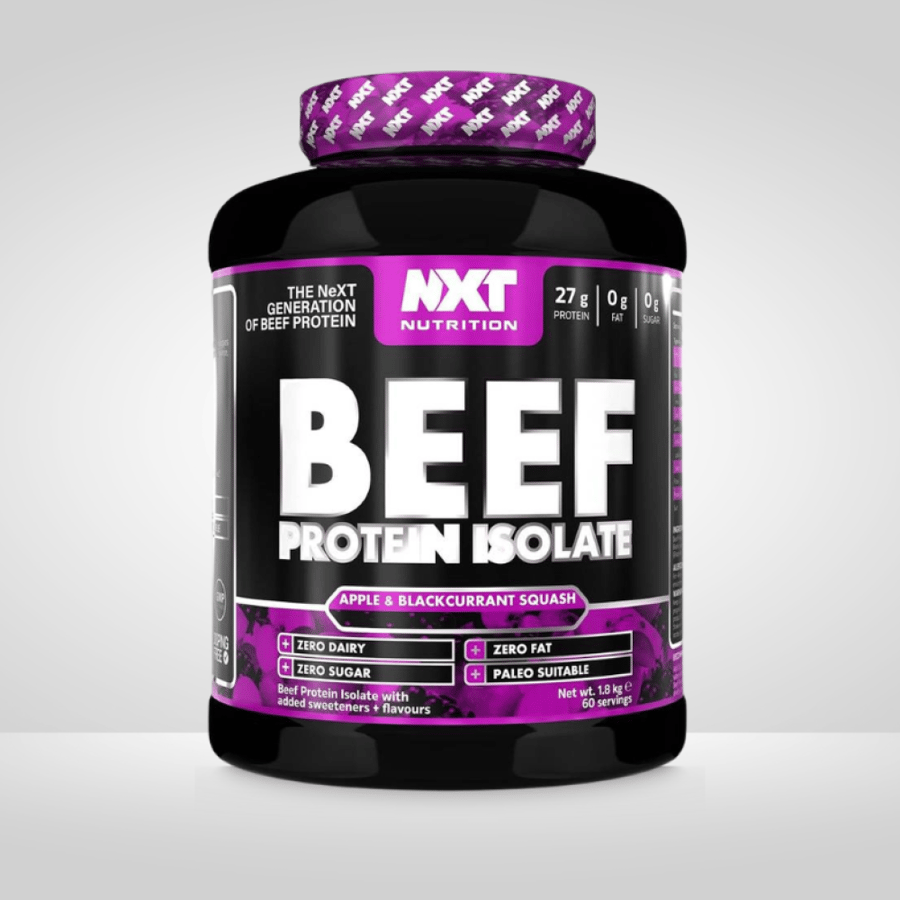 بيف بروتين ايزوليت من نكست نكهة التفاح والفيمتو 1.8 كجم - NXT Nutrition Beef Protein