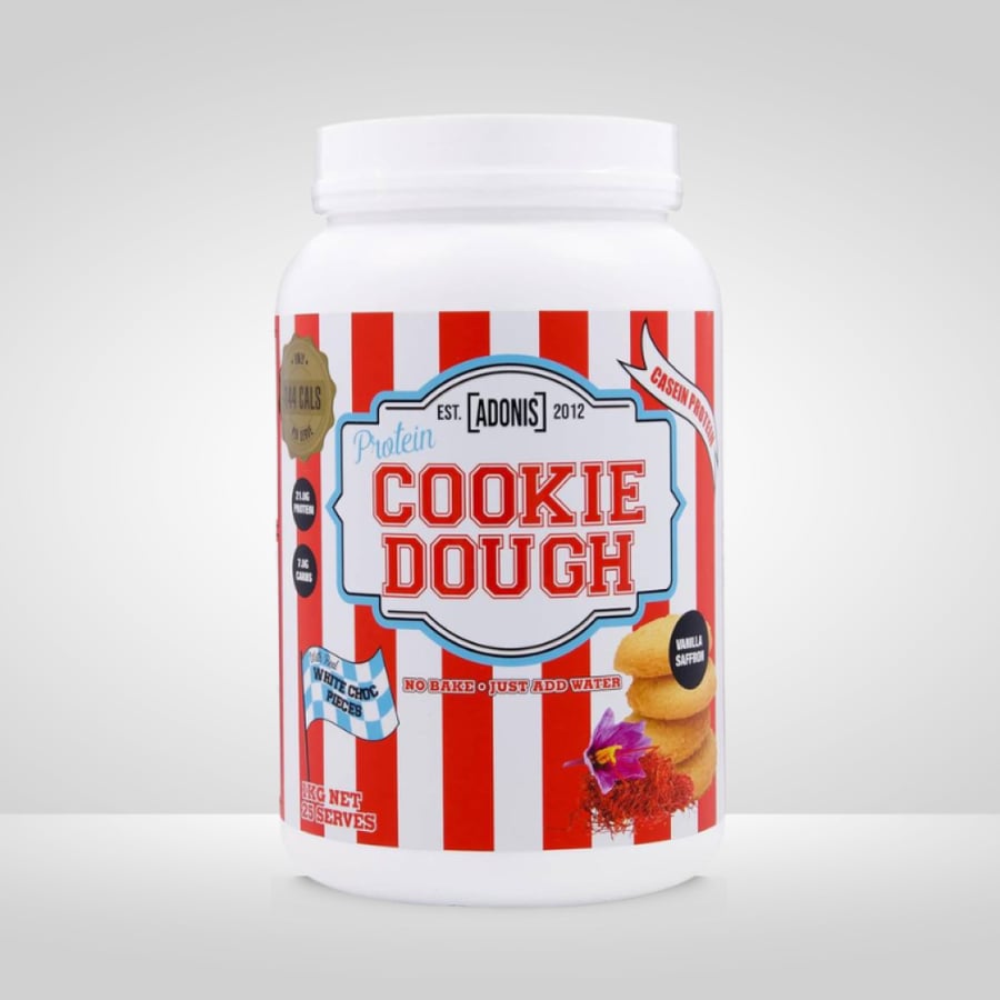 ادونيس - بروتين كوكي دو فانيلا الزعفران 1 كجم - Adonis Protein Cookie Dough Vanilla Saffron 1 kg