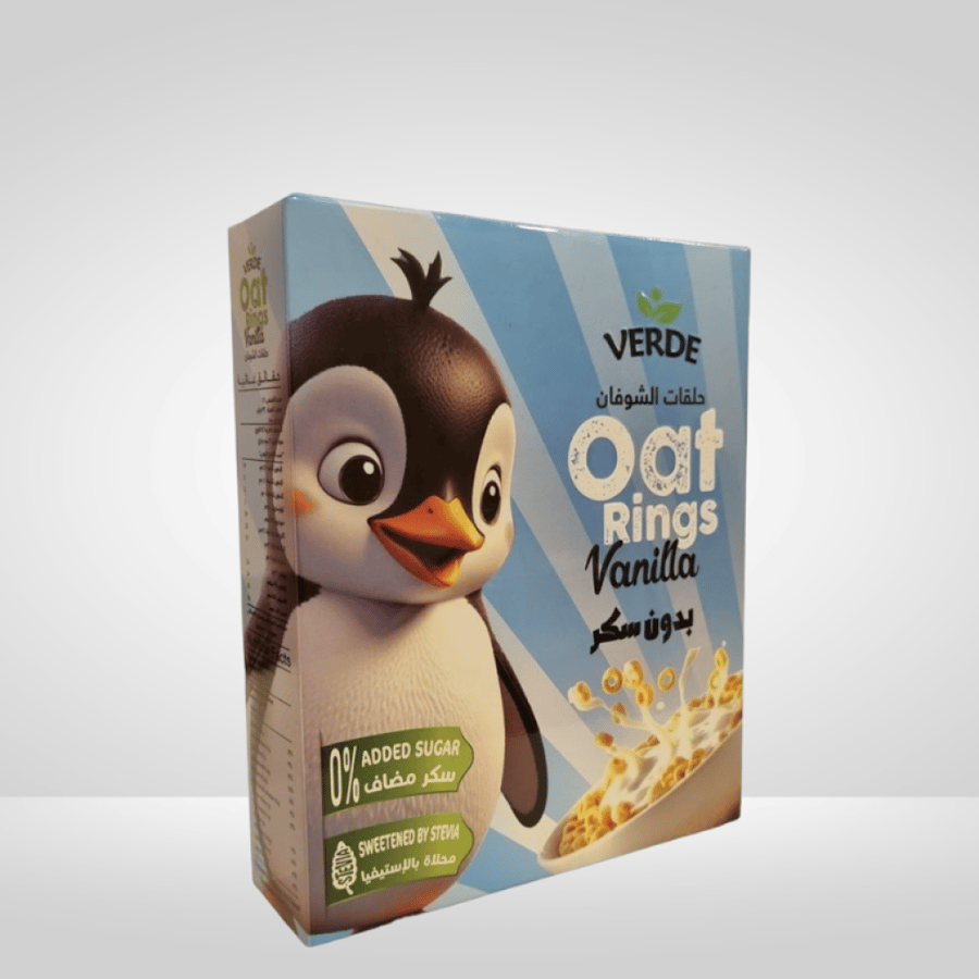 حلقات الشوفان فانيليا من فيردي 250جم - Verde oats rings vanilla