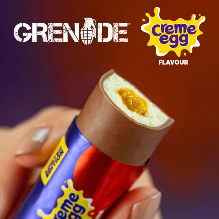بروتين بار سوفت كور من جرينيد بنكهة كريمة البيض 45جم كرتون 18 حبة - Grenade Soft Core Protein Bar Creme Egg 45g Box 18 Pieces
