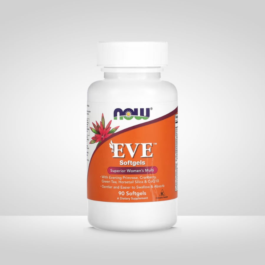 EVE كبسولات متعددة الفيتامينات للنساء من ناو فودز 90 كبسولة - Now Foods EVE