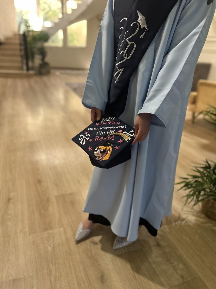 Graduation abaya, color upon request