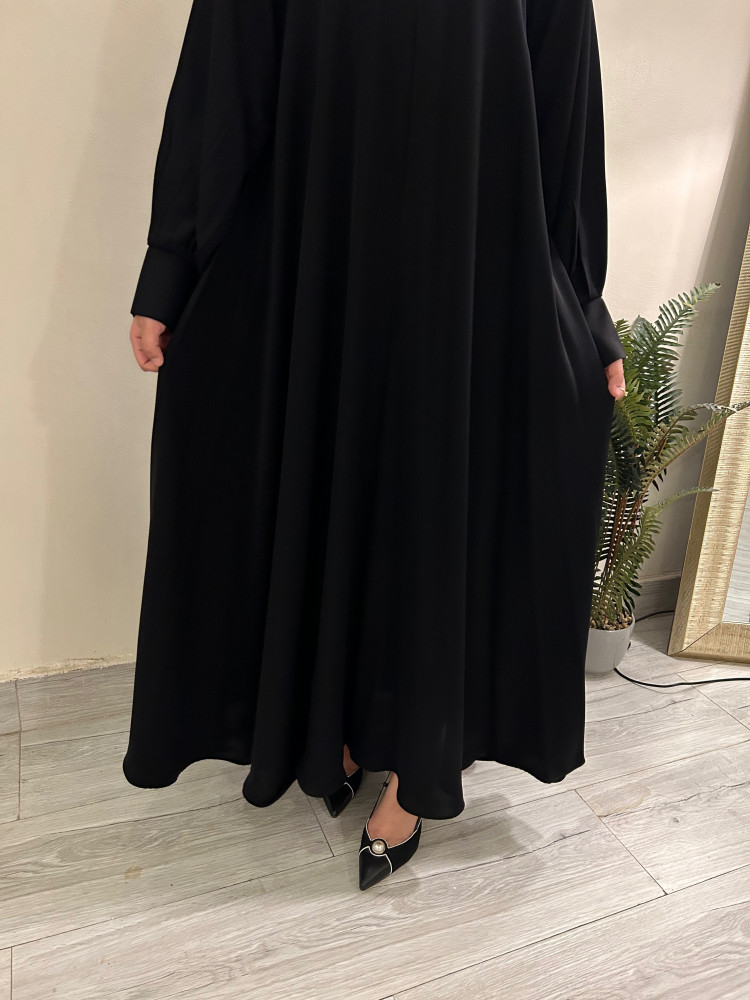 عباية دوام أنيقة  دبل كلوش