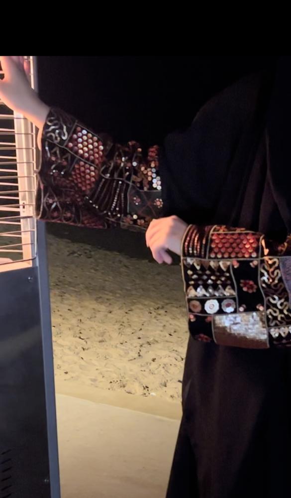 عباية سيلين ) بتدخيلة انيقة