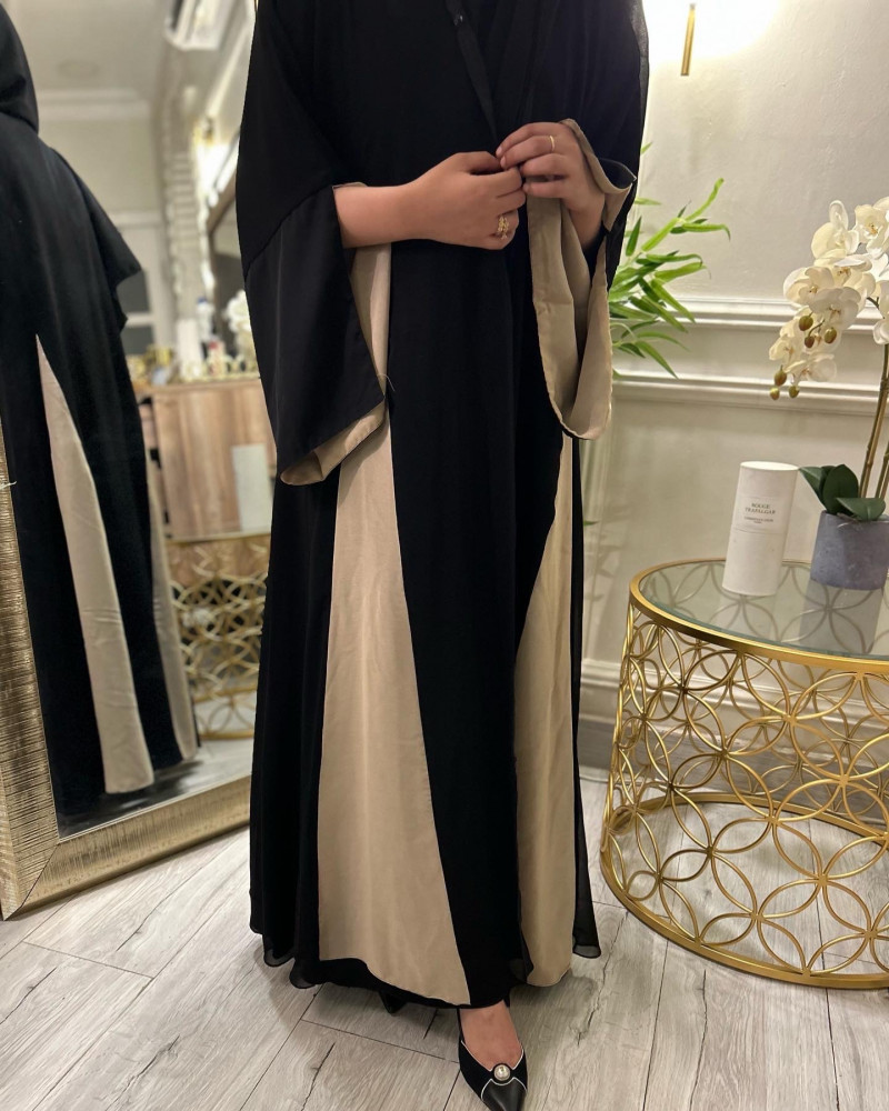 عباية كلوش مع تدخيلة