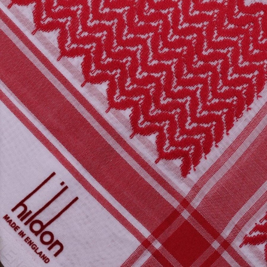 شماغ هيلدون HILDON احمر دم غزال 2025قطن 100%