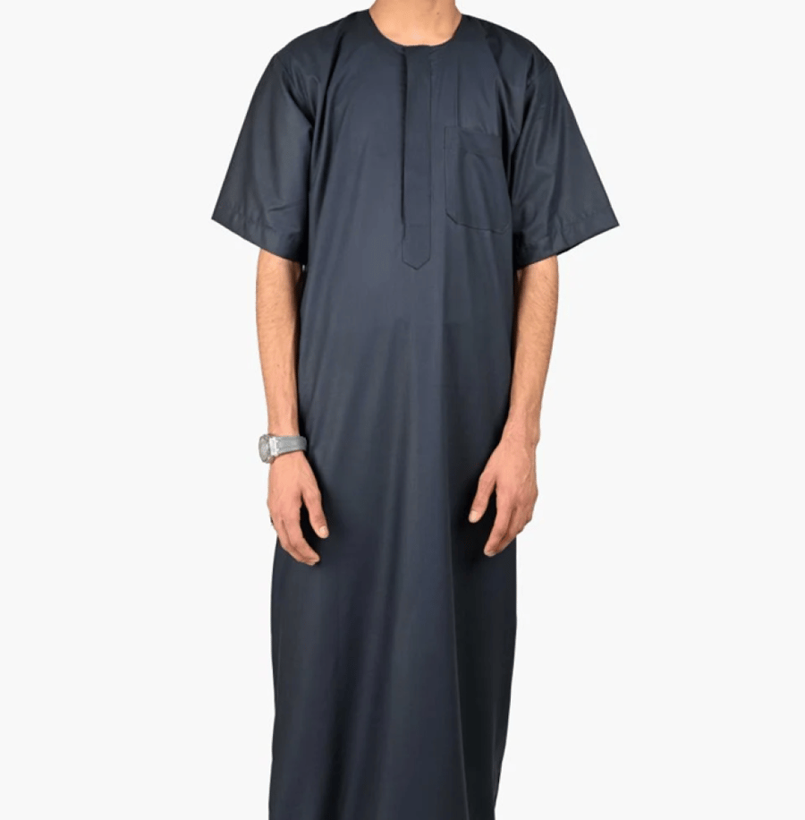 Men's home wear robe with zipper