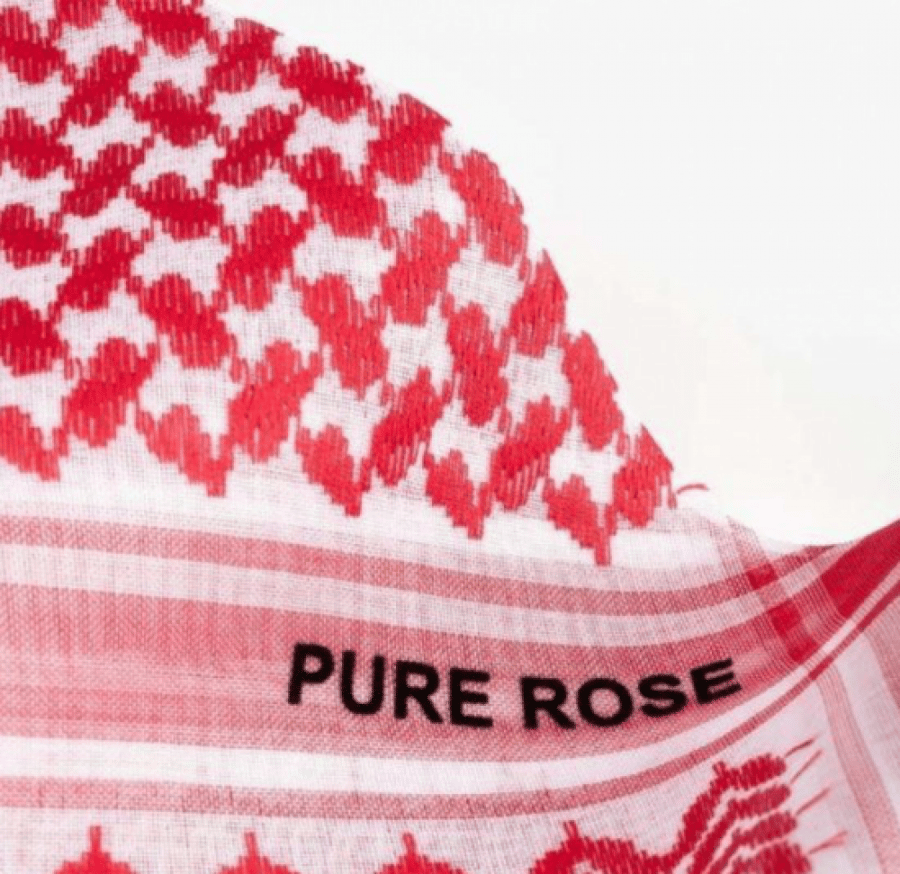 شماغ بيور روز PURE ROSE احمر2025